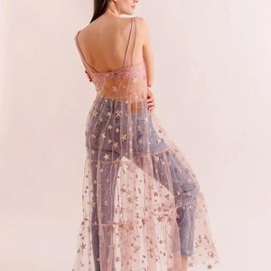 Lirika Matoshi/ Pink Stars in Her Eyes Dress/ Size XL/ Perfect Condition